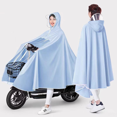 电动车衣新款双人儿童雨衣摩托车二合一亲子雨披
