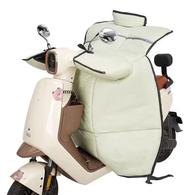 防风电动车挡风挡风被冬季加厚电车双层挡风被双面防水摩托车